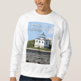 Clark's Point Lighthouse, Massachusetts Sweatshirt