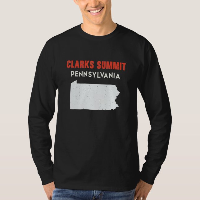 Clarks Summit Pennsylvania USA State America Trave T-Shirt (Vorderseite)