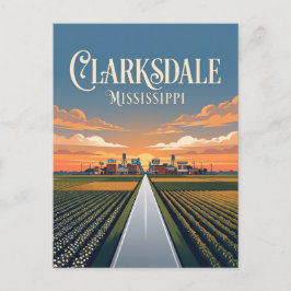 Clarksdale Mississippi Postkarte
