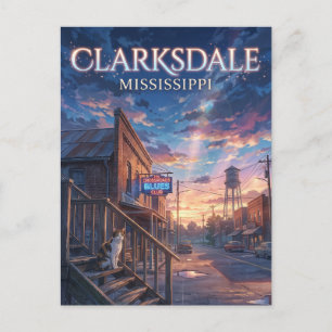 Clarksdale Mississippi Postkarte