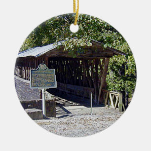 Clarkson Covered Bridge Alabama Keramik Ornament