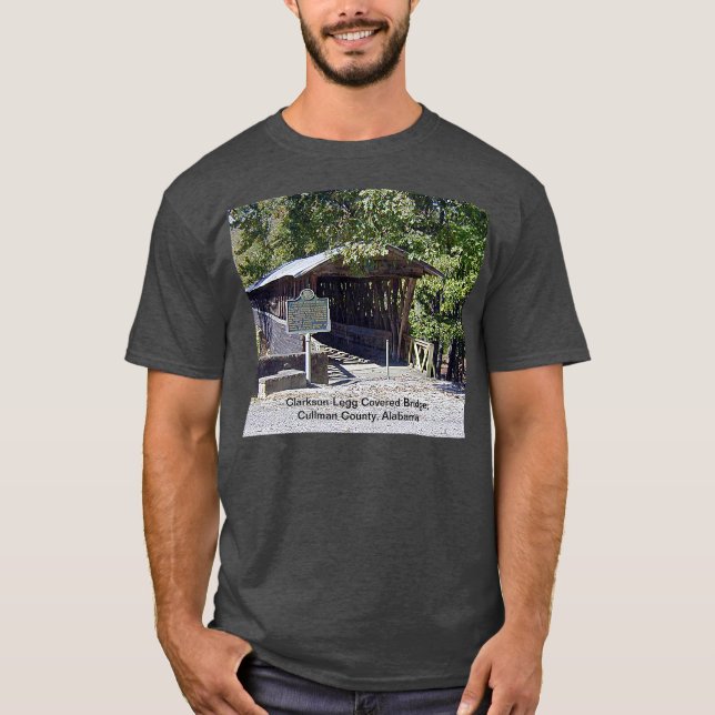 Clarkson Covered Brücke Alabama T-Shirt (Vorderseite)
