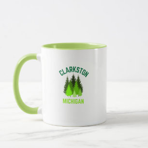 Clarkston Michigan Heimat Coffee Tasse