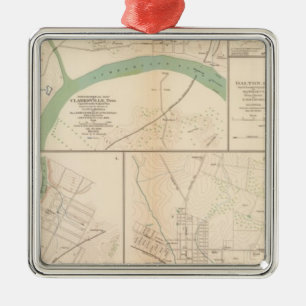Clarksville, Tenn, Dalton, GA Ornament Aus Metall