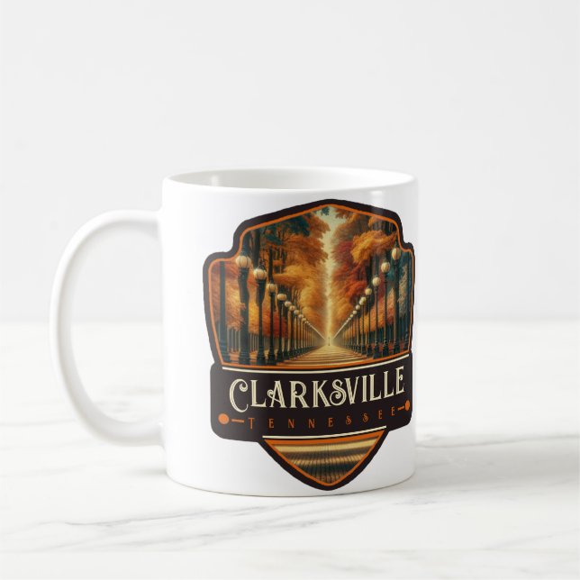 Clarksville, Tennessee | VINTAG Kaffeetasse (Links)