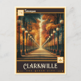 Clarksville, Tennessee | VINTAG Postkarte
