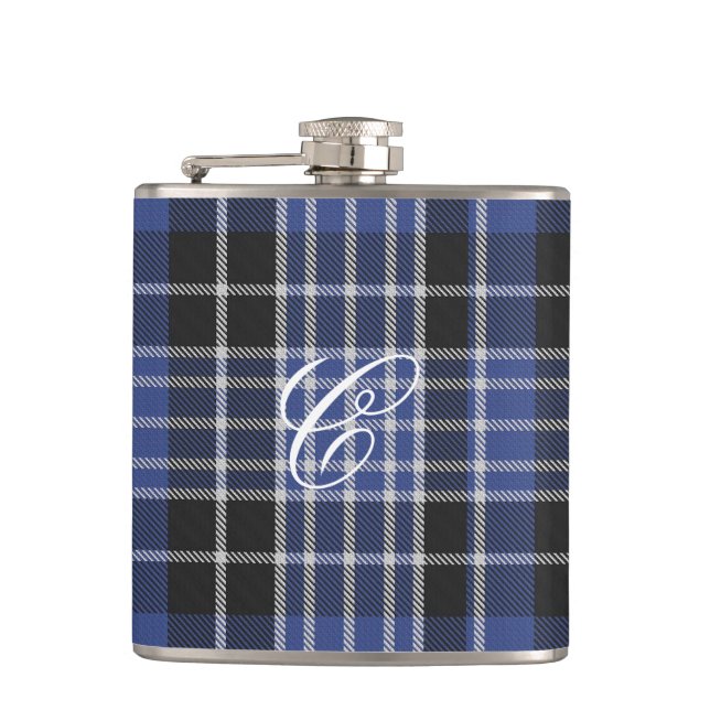 Clarktartan-Flasche Flachmann (Vorderseite)
