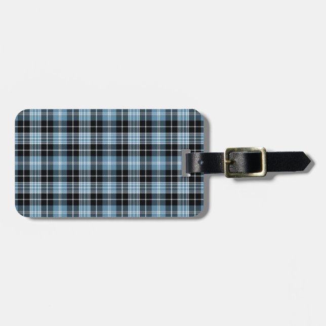 Clarktartan-Muster Gepäckanhänger (Vorderseite horizontal)