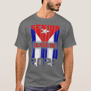 Clase de 2023 kubanische Flagge T-Shirt