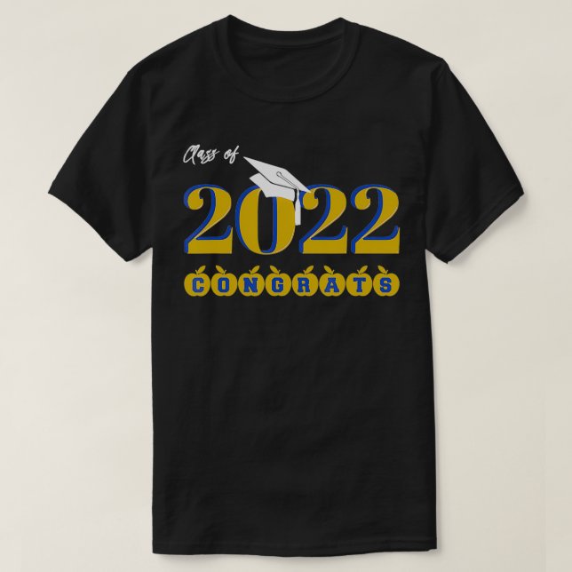 Class 2022 Abschluss Celebration Uni High Sch T-Shirt (Design vorne)