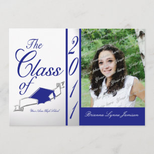 Class Abschluss 2011/Royal Blue Einladung