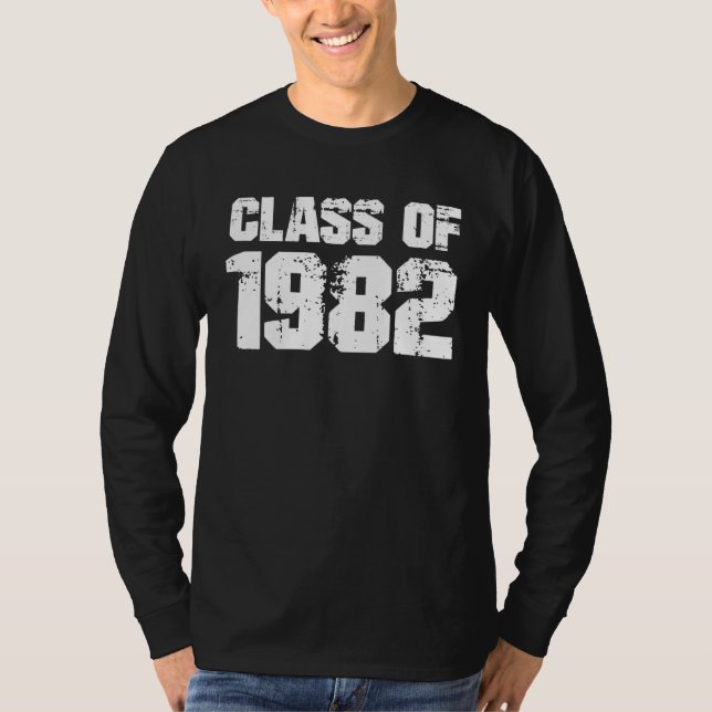 Class of 1982 High School Reunion College Graduati T-Shirt (Vorderseite)