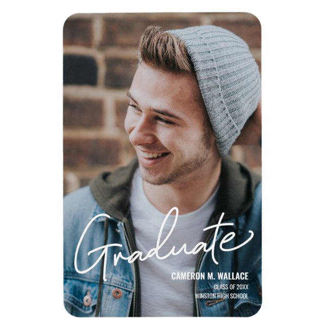 Class of 2021 Modern Graduate Magnet (Vertikal)