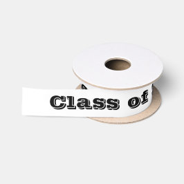 Class of 2022 Abschluss Day by Janz White Satinband