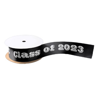 Class of 2023 Abschluss Day by Janz Black Satinband