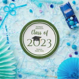 Class of 2023 Forest Green Graduation Party Pappteller