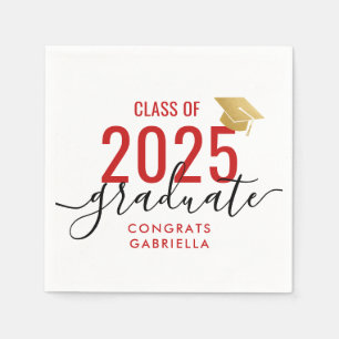 Class of 2023 Modern Graduation Party Serviette