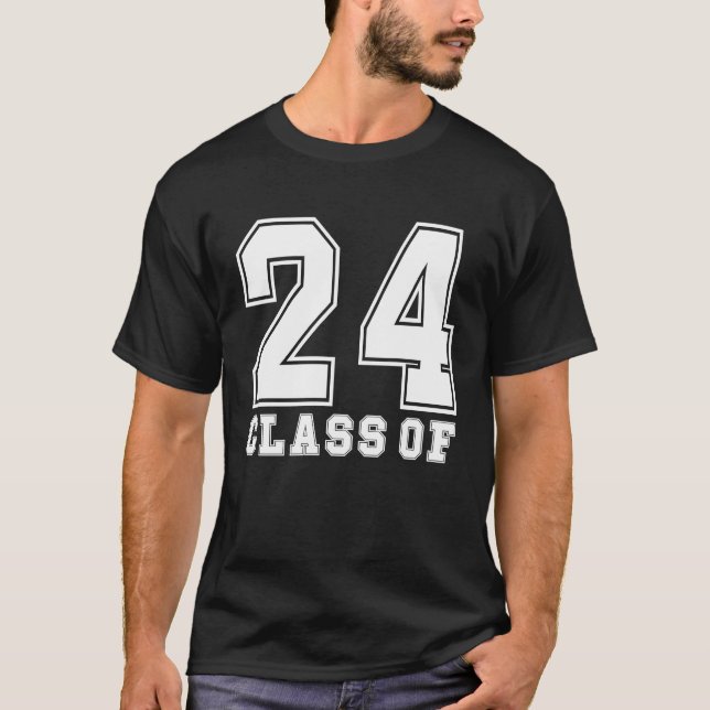 Class of 2024 Graduation Senior 2024 Graduate Scho T-Shirt (Vorderseite)