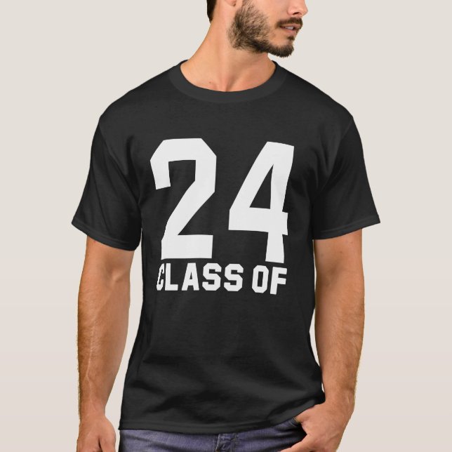 Class of 2024 Graduation Senior 2024 Graduate Scho T-Shirt (Vorderseite)