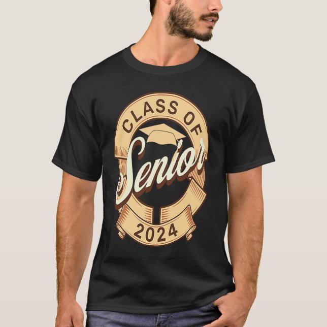 Class of 2024 Senior Graduation Senior Class of 20 T-Shirt (Vorderseite)
