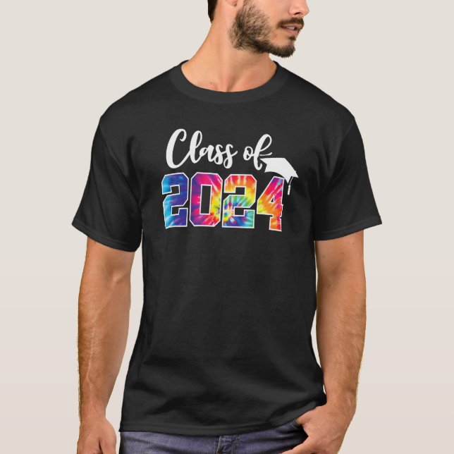 Class of 2024 Shirt High School Senior Graduation  (Vorderseite)