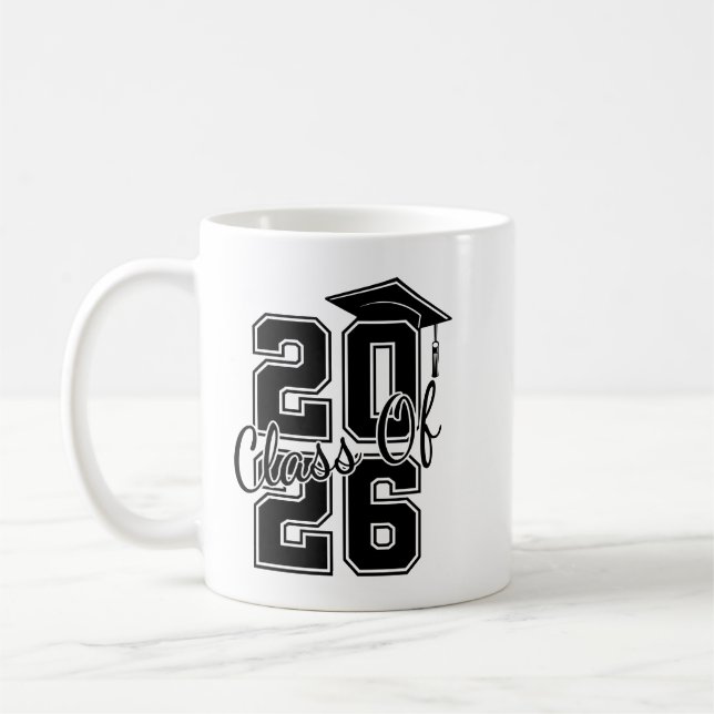 Class of 2025 Graduation Personalized Photo Kaffeetasse (Links)