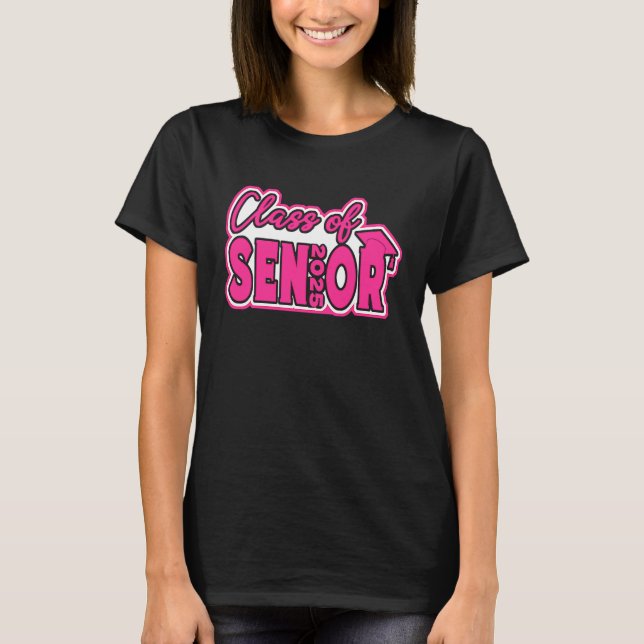 Class Of 2025 Senior 25 Graduation Girls Teens Wom T-Shirt (Vorderseite)
