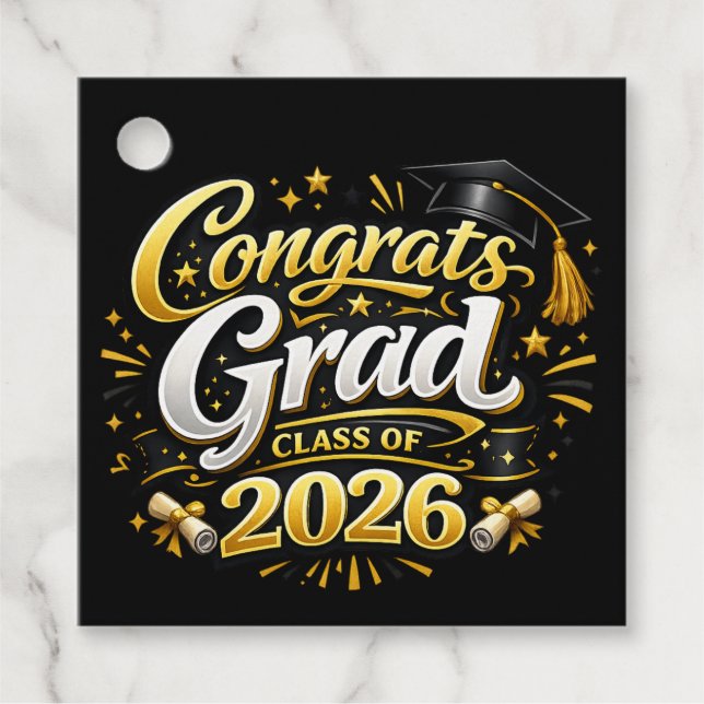 Class of 2026 geschenkanhänger (Vorderseite)