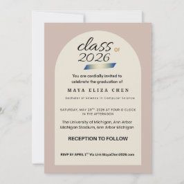 Class of 2026 Graduation Party Invitation Card | M Einladung