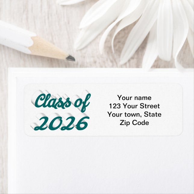 Class of 2026 green script graduation (Insitu)