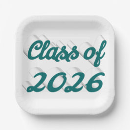 Class of 2026 green script graduation  pappteller