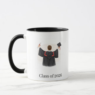 Class of 2026 Illustrated Graduation Mug Tasse
