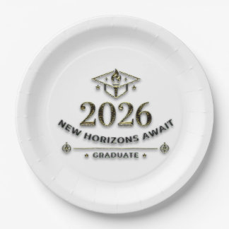 Class of 2026 Paper Plates / Platos Desechables Pappteller