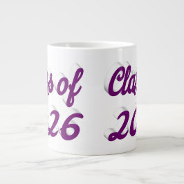 Class of 2026 purple script graduation Jumbo-Tasse