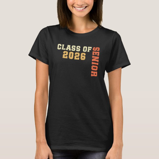 Class of 2026 Senior 2026 Graduation 2025 Student  T-Shirt (Vorderseite)