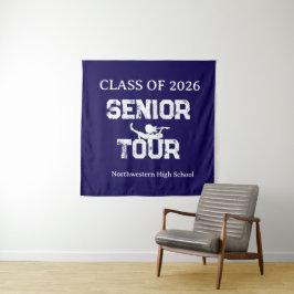 Class of 2026 Senior Tour High School Spirit Wandteppich