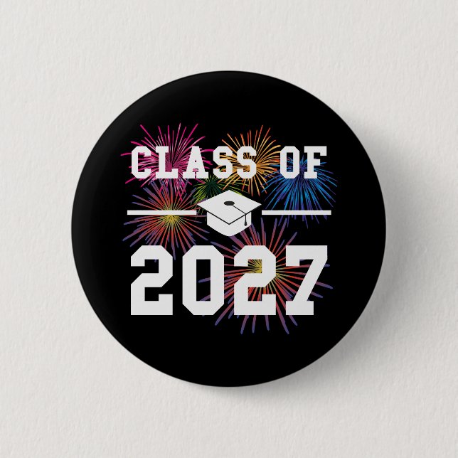 Class Of 2027 Senior Year Button (Vorderseite)