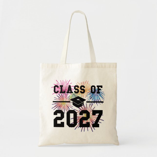 Class Of 2027 Senior Year Tragetasche (Vorne)