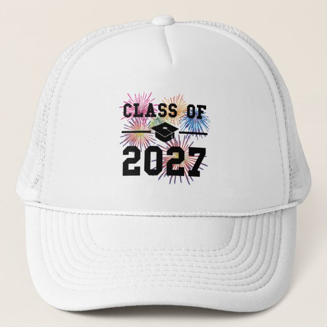 Class Of 2027 Senior Year Truckerkappe (Vorderseite)