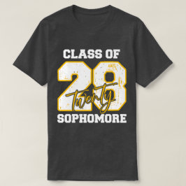 Class of 2028 Sophomore High School Back to School T-Shirt