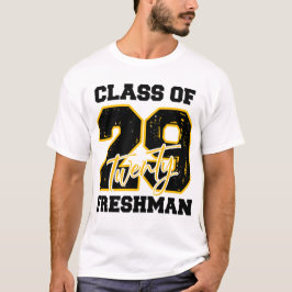 Class of 2029 Freshman High School Back To School T-Shirt
