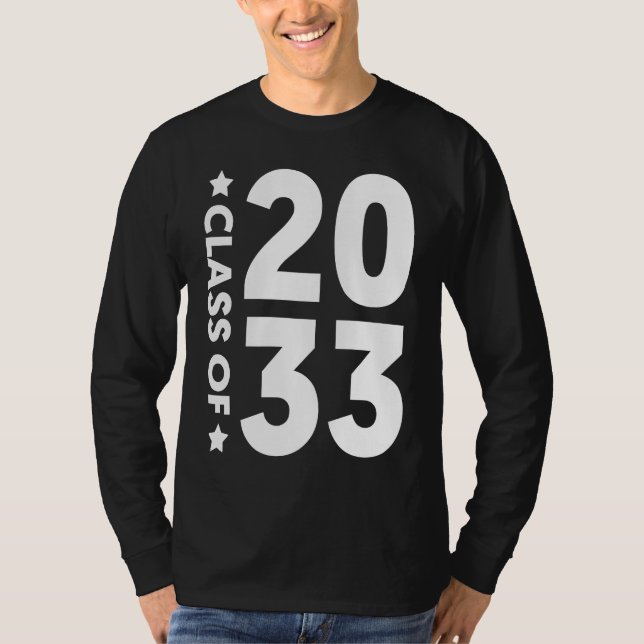 Class Of 2033  Senior 2033 Graduation T-Shirt (Vorderseite)