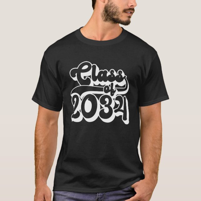 Class of 2034  Kindergarten Primary Junior High Sc T-Shirt (Vorderseite)