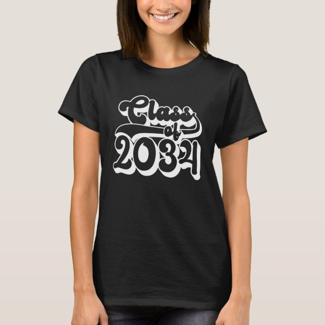 Class of 2034  Kindergarten Primary Junior High Sc T-Shirt (Vorderseite)