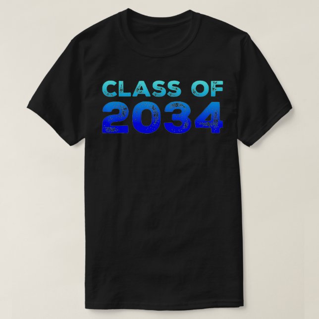 Class of 2034  T-Shirt (Design vorne)