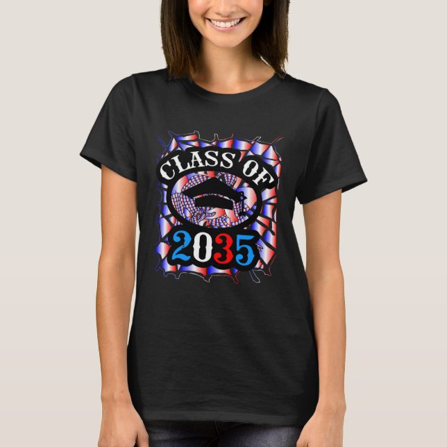 Class of 2035 grow with Kindergarten me spider for T-Shirt (Vorderseite)