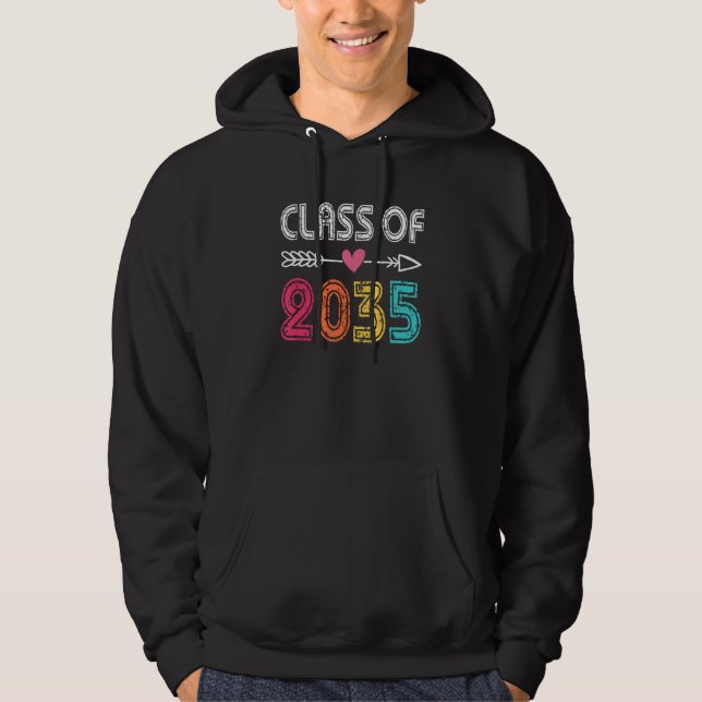 Class Of 2035 Grow With Me Pre K Kindergarten Grad Hoodie (Vorderseite)