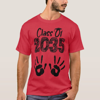 Class Of 2035 Kindergarten Graduate Preschool Grad T-Shirt