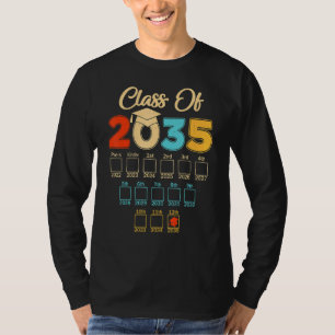 Class Of 2035 Kindergarten Pre K Graduation Grow W T-Shirt