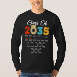 Class Of 2035 Kindergarten Pre K Graduation Grow W T-Shirt